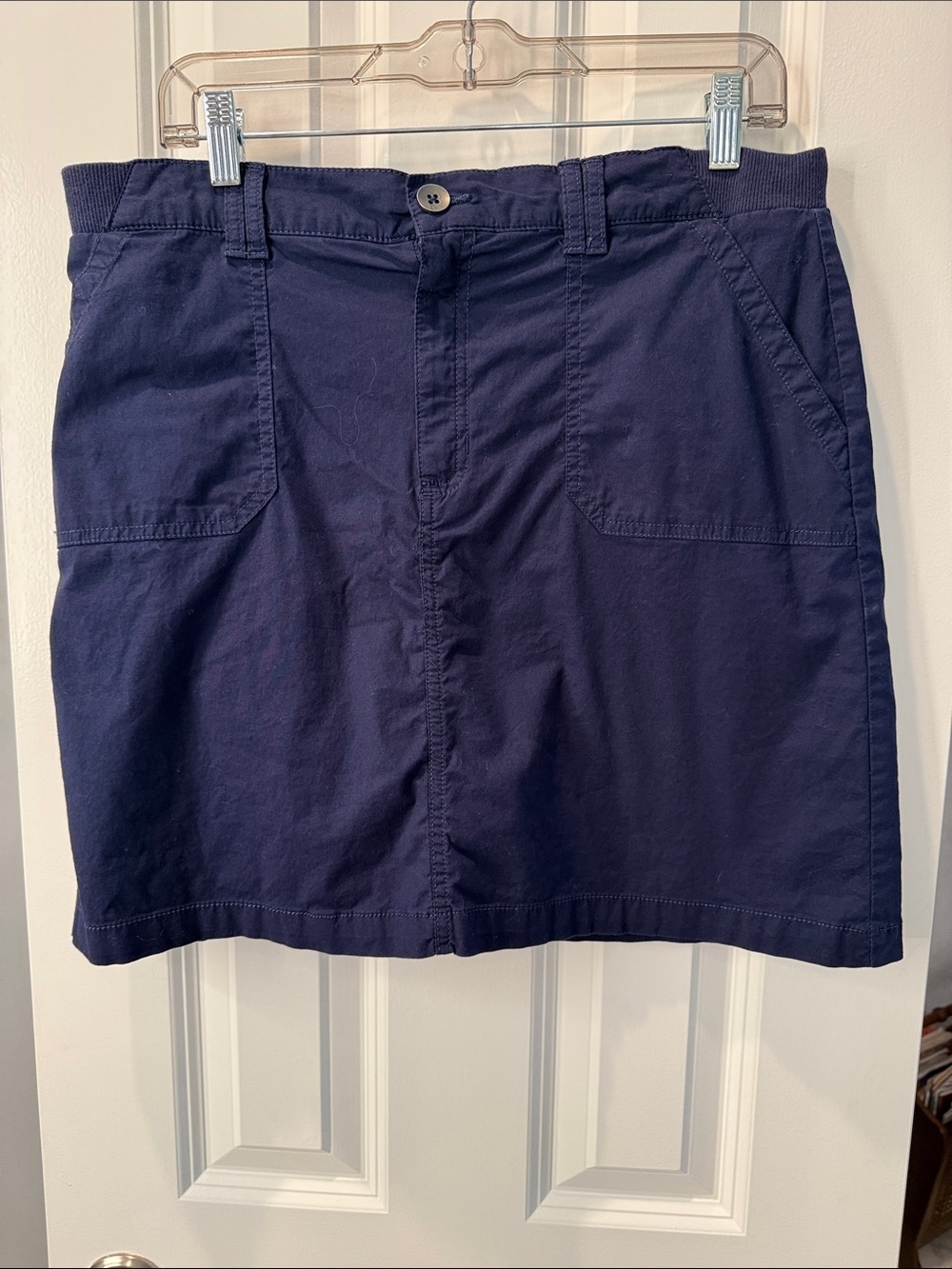 Classic Navy Women's Cotton Skort